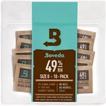 Boveda 49% Two-Way Humidity Control Packs for Music Bows & Small Woodwinds – Size 8 – 10 Pack – Moisture Absorbers for Small Instrument Cases – Humidifier Packs – Hydration Packets in Resealable Bag