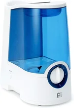 Perfect Aire 1.0 Gallon Warm Mist Humidifier - Produces Steam Vapor and Includes a Medicine Cup for Medicated Vapor Delivering Cough & Congestion Relief, Whisper-Quiet Operation, Auto Shut-Off, 24-Hour Run Time, Easy Fill Design and a Permanent Activ