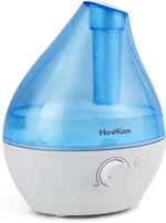 Humidifiers for Bedroom Baby (1.8L Water Tank), Cool Mist Humidifiers with Easy to Clean, Night Light, Auto Shut-Off, Small Humidifiers for Home, Large Room, Nursery, Office, Plants
