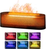 Volcano Diffuser Flame Aromatherapy Humidifier: 150ml 7 Colors Flame Air Humidifiers with 1/3/5H Timer Auto-Off Function Spray Humidifier for Bedroom Home, Office