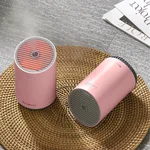 Mini Humidifier, 320ml Cool Mist Humidifier with LED Light, 2 Mist Modes & Auto Shut-Off – Portable for Baby, Bedroom, Indoor, Car & Outdoor Use (Pink)