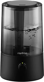 raydrop Humidifiers for Bedroom, Humidifiers for Home & Large Room, Cool Mist Humidfiers for Baby and Plant, Adjustable Mist Level, Auto Shut-Off, Black, 4.0L