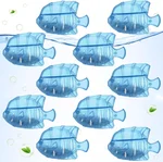 10PC Humidifier Cleaner Fish Universal Humidifier Tank Cleaner Works in All humidifiers and Fish Tanks Purifies Water, Prevent Hard Water Build-Up,Demineralization Cleaner(Blue)