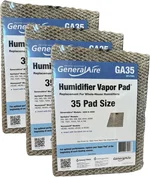 Generic 3 PACK GA35 COMPATIBLE WITH GENERALAIRE APRILAIRE GFI 7902 HUMIDIFIER WATER PANEL FILTER VAPOR PAD 35 GA-35 560 600 600A 700 700A 700M 760 760A 768, WHITE