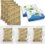 75% Two-Way Humidity Control Packs - 60 Gram - 10 Pack - Moisture Control Packets Individually Wrapped for Storing 1 lb, Humidifier Packs for Storage Containers Hydration Packets