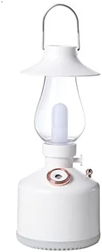 Wireless Humidifier with LED Hat, 280mL Capacity, 1.5W, for Homes and Camping (white)