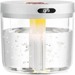 Humidifiers for Bedroom, Top Fill 1.5L Supersized Cool Mist Humidifier with Oil Diffuser and Nightlight, Quiet Ultrasonic Humidifiers for Home, Large Room, Baby Nursery and Plants