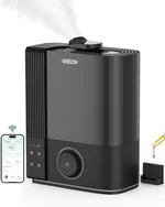 WELOV Smart Humidifiers for Large Room Bedroom, 6L Top Fill Cool Mist Humidifier with Essential Oil Diffuser, Quiet BoostMist Humidifier for Baby Nursery & Plants, App & Voice Control, Auto Mode