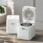 Mifasol Stainless Steel Warm Mist Humidifier - 3.3L/0.87Gal Steam Humidifier Large Room for Home 1000 sq ft, Healthy Easy to Clean Humidifiers for Bedroom Baby Nursery Living Room Office