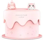Cool Mist Humidifiers and Soft Night Lights are Suitable for Small Humidifiers in Baby Bedrooms, Cute Appearance Moisturizing Air Purifier is the Choice to Relieve Air Dryness(pink)