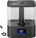 Humidifier for Bedroom, 2.2L Ultrasonic Cool Mist, Easy Clean Freely Adjust the Humidity, Suitable for Bedroom Study Room Kids Room Yoga, Quite (6L)