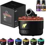 Cannon Blast Aroma Humidifier, Cannon Blast Turret Aromatherapy Humidifier, Cannon Blast Turret Humidifier Silent Diffuser, Waterless Auto Shut Off Aromatherapy Diffuser for Bedroom, for Home (Black)