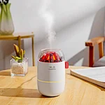 Portable Mini Humidifier, Small Cool Mist, Personal Desktop Humidifier for Baby Bedroom Travel Office Home,2 Mist Modes, Super Quiet (White)