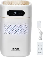 VEVOR Evaporative Humidifier for Whole House up to 538.2 sqft, 480 ml/h Smart Cool Moisture Humidifier and Air Purifier,3-Speeds & 1-12h Timer,Premium Filter Quiet Sleep Mode for Bedroom,5L(1.32G)