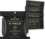 Valet 72% Two-Way Humidity Packs for Wood Container, 4-Pack, 60g Each, Prevents Leaks and Controls Moisture with Natural Craft Paper Design, Resealable Bag