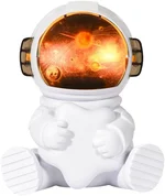 Portable Astronaut Humidifier, USB Powered Cool Mist with LED Light, for Car, Office, and Plants