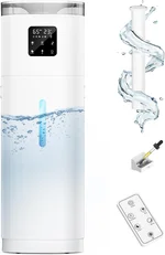 Humidifier Large Room, 4.8Gal/18L Whole House Humidifier 2200 sqft, 30%-95% Custom Humidity, Quiet Cool Mist Humidifiers for Home with Aroma Box, 800ml/h Mist, Top Fill, Extension Tube, Remote Control