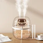 Dreamzy Humidifiers for Bedroom, Dreamzy Humidifier with Automatic Mode and Humidity Sensor, 2L Capacity Cool Mist Desktop Humidifier for Large Room & Living Room (White)