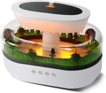 Rain Humidifier – Ultrasonic Rainfall Humidifier with Simulated Water Drop Effect, Quiet Mist for Bedroom, Office & Plants