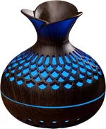 Humidifiers for Bedroom, 300ml Portable Mini Humidifier Wooden Vase Flower Diffuser for Baby Bedroom Travel Office
