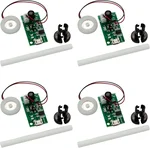 4PCS 5V USB Humidifier Atomization Disc Kit with Circuit Board and Spray Module Professional Atomization Module for DIY Home Experiments Incubators Experimental Equipment Compatible