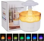 White Noise Humidifier for Bedroom, Water Drip Humidifier Diffuser, Rain Sounds White Noise, Diffuser for a Comfortable Sleep Environment