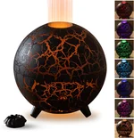 Humidifiers for Bedroom, 3 in 1 Small Humidifier with 7 Colors Night Lights, 200ML Aromatherapy Diffuser for Home,Bedroom,Office,Yoga (Black)