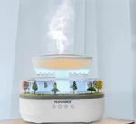 Raindrop Aroma Diffuser | 7-Color LED Light Rain Cloud Humidifier with Water Drip & Rainfall Sound (250 ml) - Humidifier with Aromatherapy & Auto Shut-off Timer For Bedroom, Office, Home