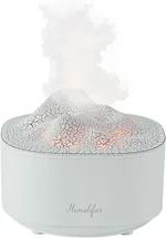 Flame Quiet 1500ml Ultrasonic Cool Mist Humidifier, Top Fill Humidifiers for Bedroom, Easy to Fill & Clean, Auto Shut-Off, Scent Aroma Diffuser with 7 Colors Light, Timer & Auto-Off for Home, Room