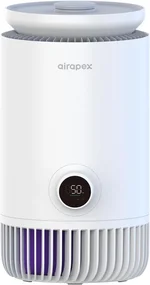 2-in-1 Humidifier and Air Purifier Combo, Mistless Evaporative Humidifier and HEPA Filter Air Purifier, Silent, WIFI Smart for Bedroom, White