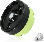 Feather Shuttlecock Humidifier, Badminton Ball Steamer, Badminton Ball Steamer Shuttlecock Humidifier, Birdie Tube Cap Keeps Feather Humidity (Black)