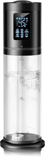 8L Humidifiers for Bedroom Large Room, 4 Levels Cool Mist Humidifier with Clear Tank, 7 Color Lights Essential Oil Diffuser with 16H Timer, Top Fill Humidifier for Home Plants Office