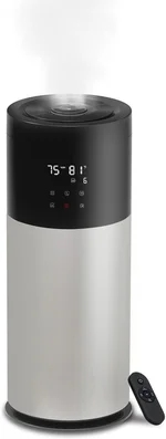 JVO Large Room Humidifier 16L/4.2Gal - Whole House Ultrasonic Cool Mist for Home 2000 sq.ft, Bedroom Use with Extension Tube & Night Light