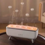 Jellyfuser 300ML, Jellyfish Oil Diffuser Humidifier, Dancing Jelly Fish Light Lamp, Home Aromatherapy Diffusers, Air Humidifiers Dynamic Sound Pickup Ultrasonic, With 7 Colors LED Lights