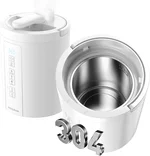 Healthy Warm Mist Humidifiers for Bedroom, 100oz Stainless Steel Humidifier Easy Clean, Steam Humidifier for Living Room, Whisper-Quiet and Filterless, with Sleep Mode and Timer, Auto-off Setting