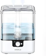 CHIVALZ Humidifiers for Bedroom, 6L Cool Mist Humidifiers for Baby Nursery, 26dB Quiet, 50H Runtime, Top Fill Humidifier for Large Room, Home, Plants, Nightlight, Oil Diffuser 1 Pack White