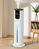 8L Humidifiers for bedroom, Humidifiers large room up to 500 sq ft, Easy to Clean Humidifier with Fully Washable Parts, Ultrasonic Cool Mist Humidifier for Home Plants Baby Nursery Office