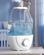 Humidifiers for Bedroom, 2.1L Tank Quiet Air Humidifier with Adjustable Cool Mist, Baby Room Nursery, Essential Oil Diffuser and BPA-Free for Safety